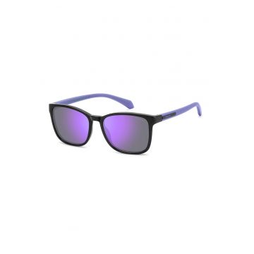 Ochelari de soare patrati polarizati - Negru/Violet
