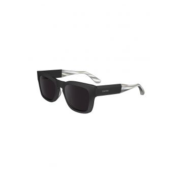 Ochelari de soare patrati unisex - Negru