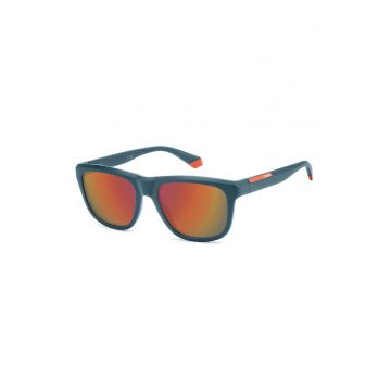 Ochelari de soare polarizati unisex cu lentile in degrade - Verde