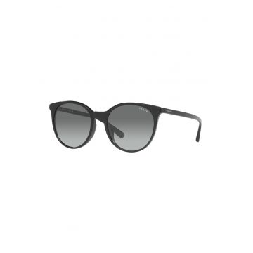Ochelari de soare rotunzi cu lentile in degrade - Negru
