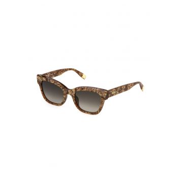 Ochelari de soare -  SFU814-520V83 - maro gri - policarbonat - Ø 52 mm - protectie UV400 - include husa de marca