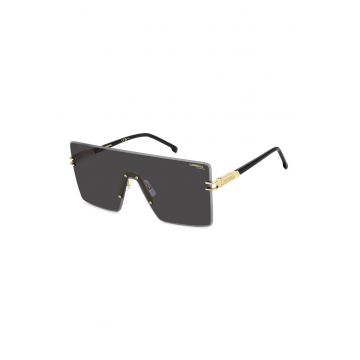 Ochelari de soare shield cu rama metalica - Negru