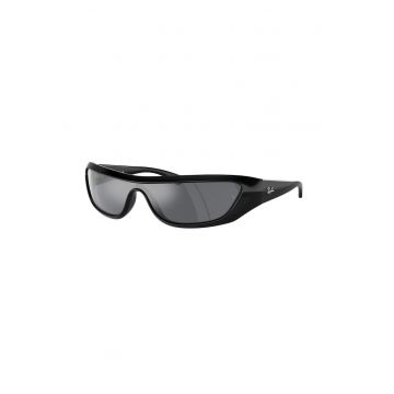 Ochelari de soare shield unisex Xan - Negru