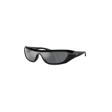 Ochelari de soare shield unisex Xan - Negru