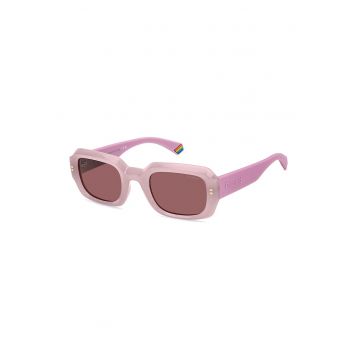 Ochelari de soare unisex cu lentile polarizate - Roz deschis