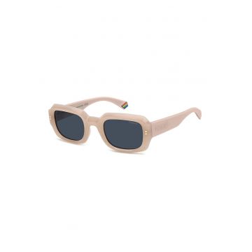 Ochelari de soare unisex cu lentile polarizate - Roz somon