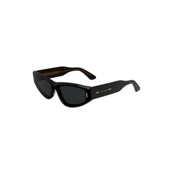 Ochelari de soare unisex dreptunghiulari - Negru