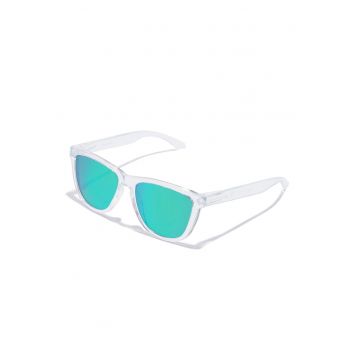 Ochelari de soare unisex patrati polarizati One Raw - Transparent - Transparent