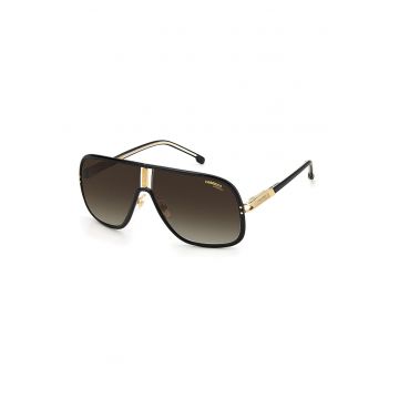 Ochelari de soare unisex shield Flaglab - 65498 - Auriu/Negru