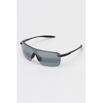 Ochelari de soare unisex shield polarizati Palulu - Negru