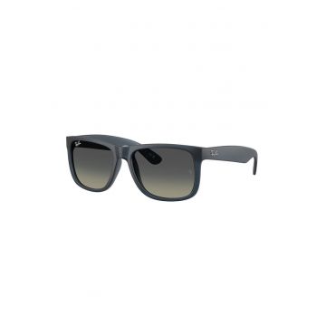 Ochelari de soare wayfarer cu logo discret Justin - Bleumarin inchis