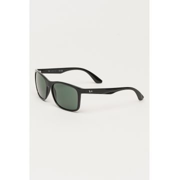 Ochelari de soare wayfarer cu model unisex - Negru