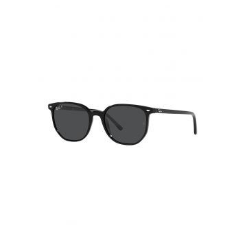 Ochelari de soare wayfarer unisex cu lentile in degrade Elliot - Negru