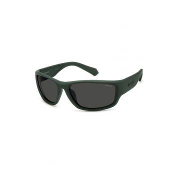 Ochelari de soare wrap cu lentile polarizate - Verde feriga