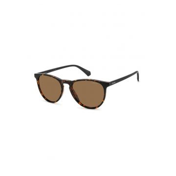 Ochelari soare pantos cu lentile polarizate - Maro inchis/Negru