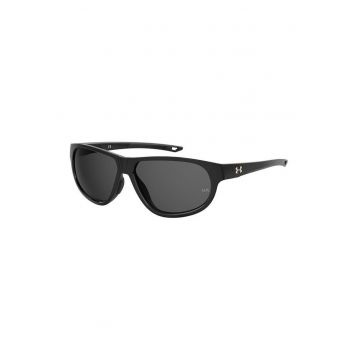 Carolina Herrera - Ochelari de soare wrap cu model unisex Intensity - Negru