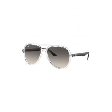 Ochelari de soare aviator unisex cu lentile in degrade - Transparent