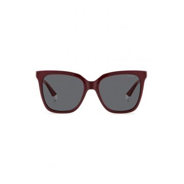 Ochelari de soare butterfly dama - lentile polarizate - Maro cognac/Gri antracit