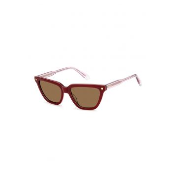 Ochelari de soare cat-eye cu lentile polarizate - Rosu