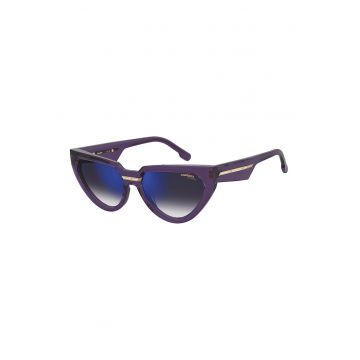 Ochelari de soare cat-eye Victory - Violet aubergine/Auriu deschis