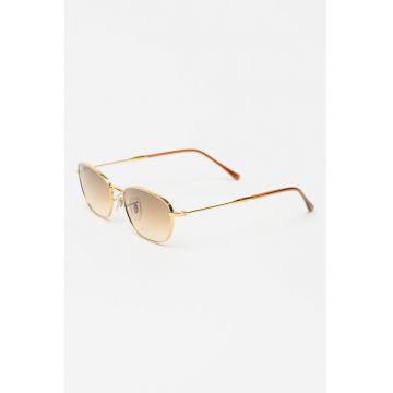 Ochelari de soare cu lentile ovale - Auriu/Auriu rose