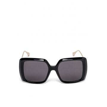 Ochelari de soare dama  model LD91613 - plastic - culoare neagra