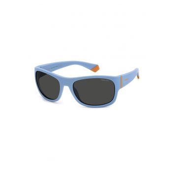 Ochelari de soare dreptunghiulari - Albastru pastel