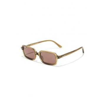 Ochelari de soare dreptunghiulari cu lentile polarizate - Verde fistic