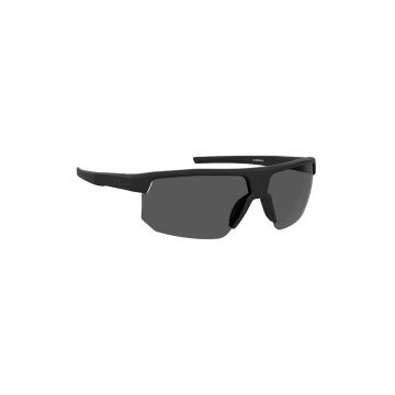 Ochelari de soare drepunghiulari cu lentile uni Driven - Negru stins