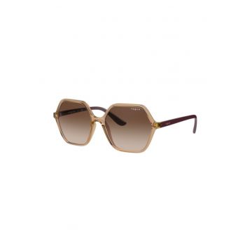 Ochelari de soare hexagonali - Maro
