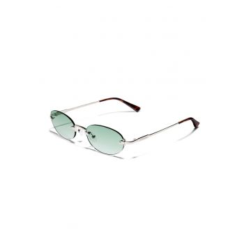 Ochelari de soare ovali - fara rama - Verde - Auriu -