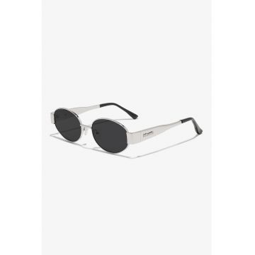 Ochelari de soare ovali unisex - Argintiu