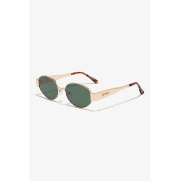 Ochelari de soare ovali unisex - Auriu