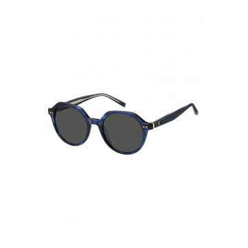 Ochelari de soare pantos - Auriu/Negru/Albastru royal