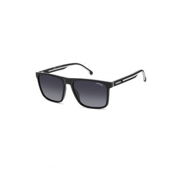 Ochelari de soare patrati cu lentile in degrade - Alb/Negru