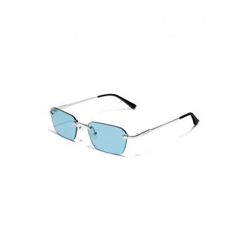 Ochelari de soare patrati unisex - Argintiu