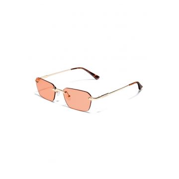 Ochelari de soare patrati unisex - Auriu
