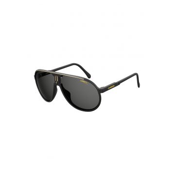 Ochelari de soare pilot unisex cu lentile in degrade - Auriu/Negru