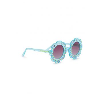 Ochelari de soare rotunzi - Albastru aquamarin