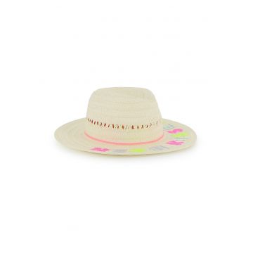 Ochelari de soare rotunzi cu model floral - Roz/Bej deschis