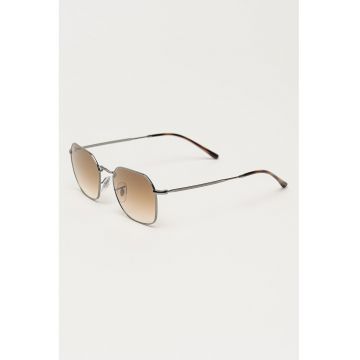 Ochelari de soare unisex cu lentile in degrade - Argintiu/Argintiu deschis