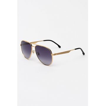Ochelari de soare aviator cu lentile in degrade - Auriu