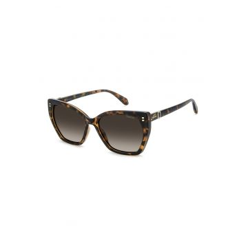 Ochelari de soare butterfly polarizati - Negru/Maro