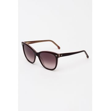Ochelari de soare cat-eye cu lentile in degrade - Deep Purple