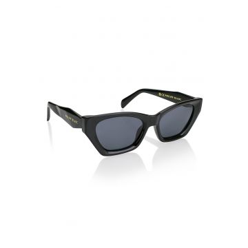 Ochelari de soare cat-eye unisex polarizati Bravado - Negru