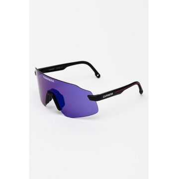 Ochelari de soare shield cu detaliu logo - Rosu/Negru