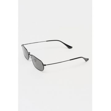Ochelari de soare unisex cu logo discret - Negru