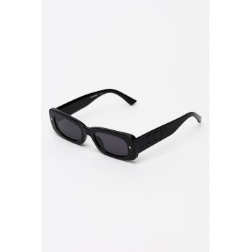 Ochelari de soare unisex dreptunghiulari - Negru