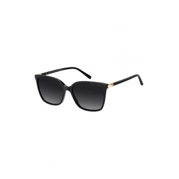 Ochelari de soare cat-eye cu lentile in degrade - Negru