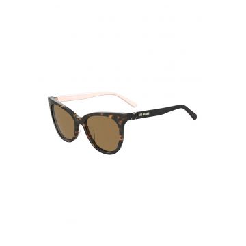 Ochelari de soare cat-eye cu lentile uni